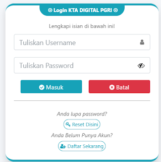 Register PGRI Garut - Persatuan Guru Republik Indonesia Cabang Garut